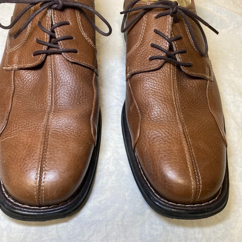 Studio Belvedere Baybridge Brown Leather Oxford‎ Dress Shoes Mens 10D